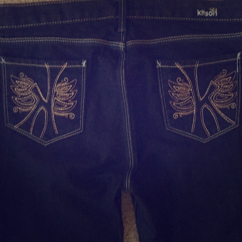 Kitson boot cut denim jeans